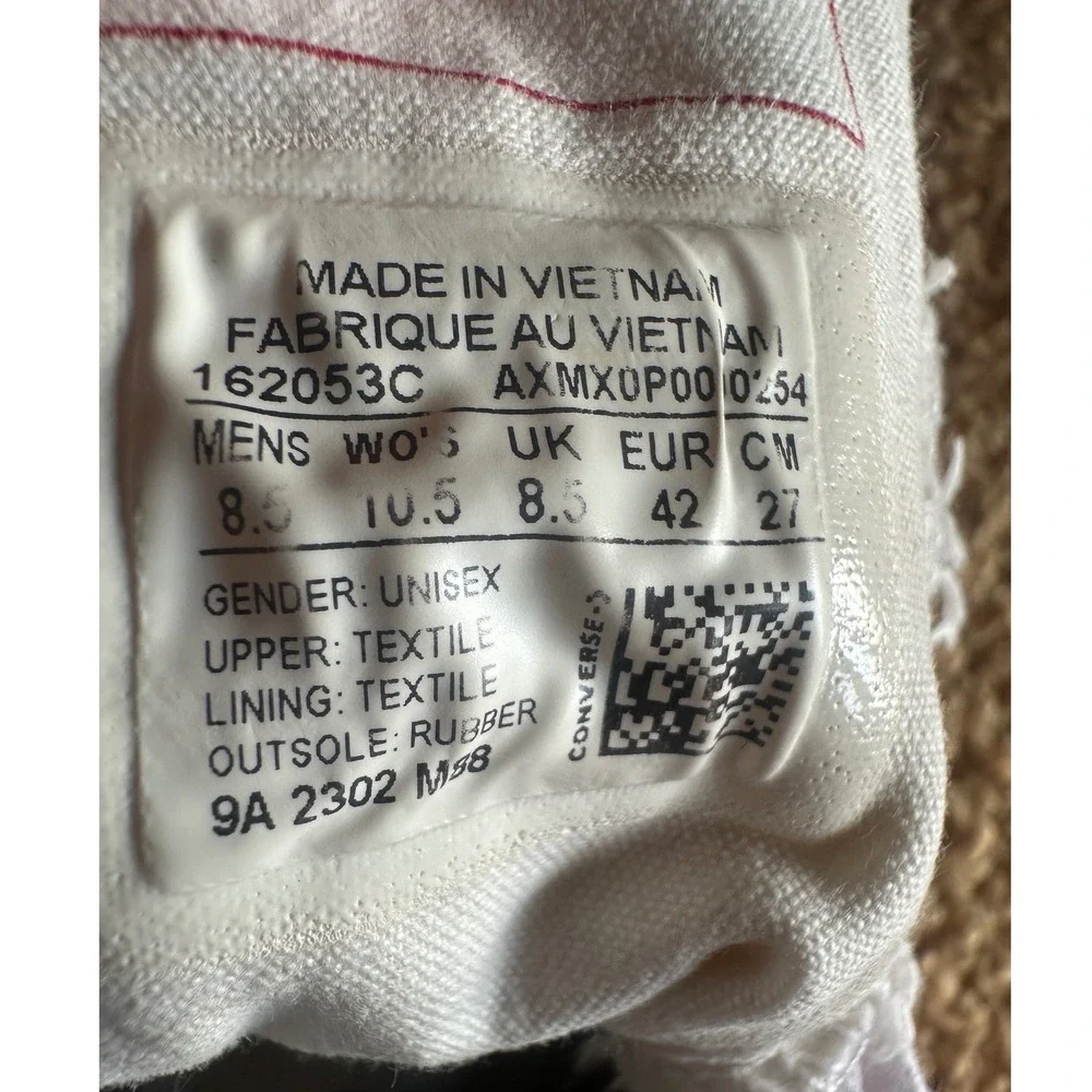 Converse Chuck Taylor All Star High Top Butterfly Embroidered‎ Cream Canvas